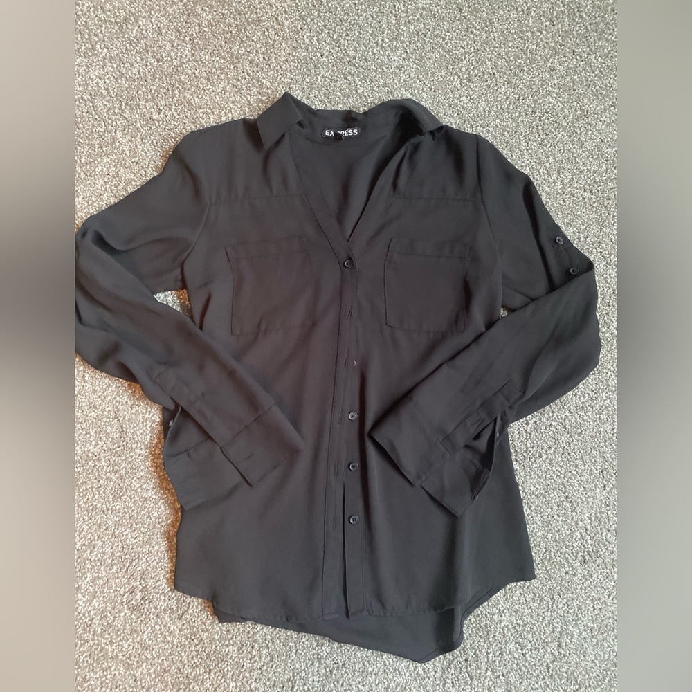 Express - Black Blouse